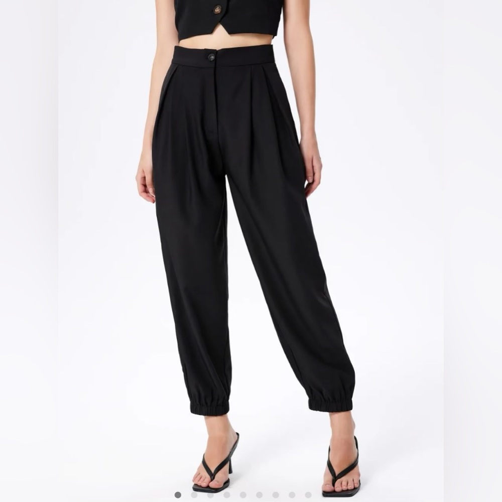 NWT CIDER Solid High Waist Jogger Pants size XL